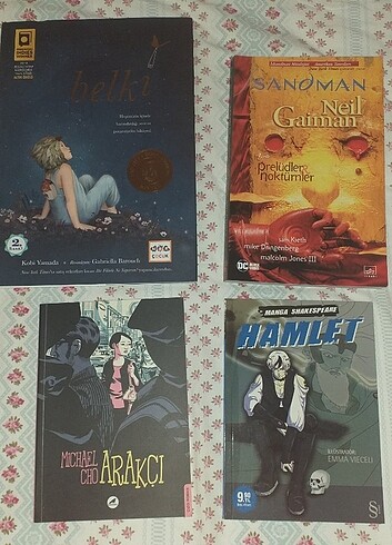 ÇİZGİ ROMAN MANGA ÇOCUK KİTABI RESİMLİ HAMLET KLASİK SANDMAN BE