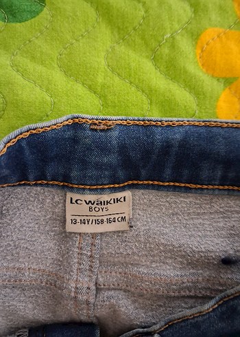 Düğmeli Mavi Kot Pantolon - Görsel 2