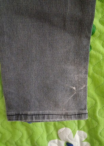 Gri Düğmeli Erkek Kot Pantolon - Görsel 7