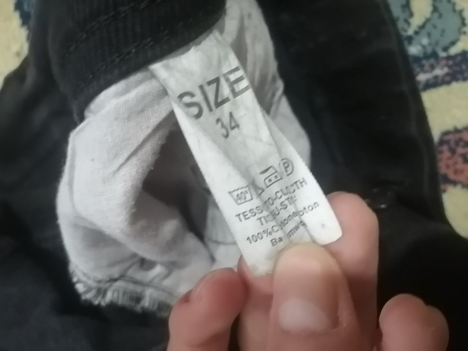 ZARA Siyah Dar Kesim Midi Kot Pantolon - Görsel 3