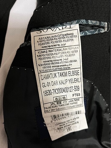 Süvari 52-6 beden damatlık seti - Görsel 10