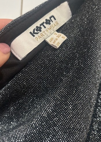 Asimetrik parlak mini elbise - Görsel 2