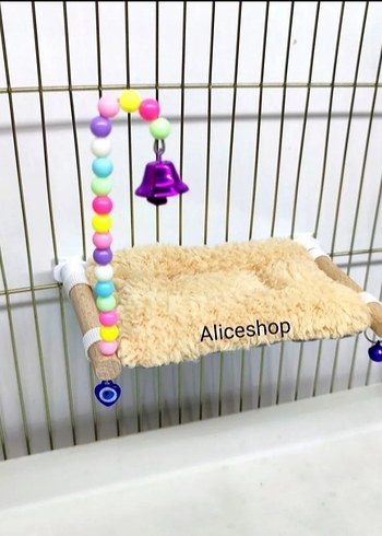 Pastel Boncuklu Kuş Salıncağı - Görsel 2