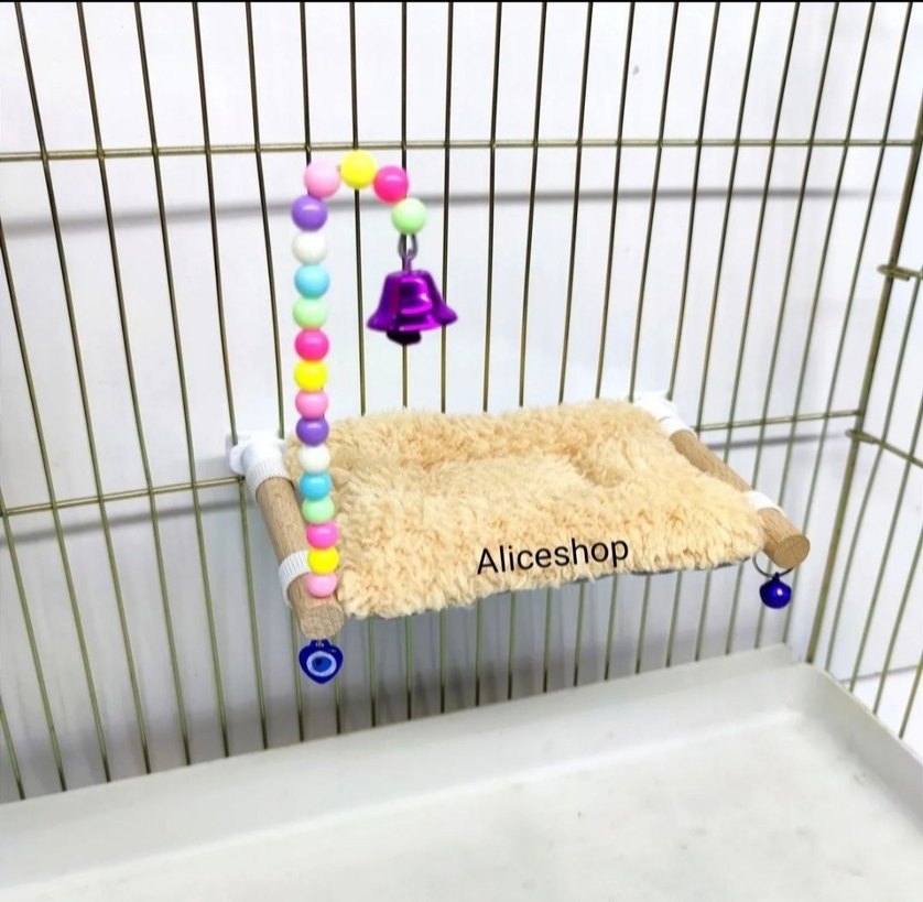 Pastel Boncuklu Kuş Salıncağı - Görsel 2