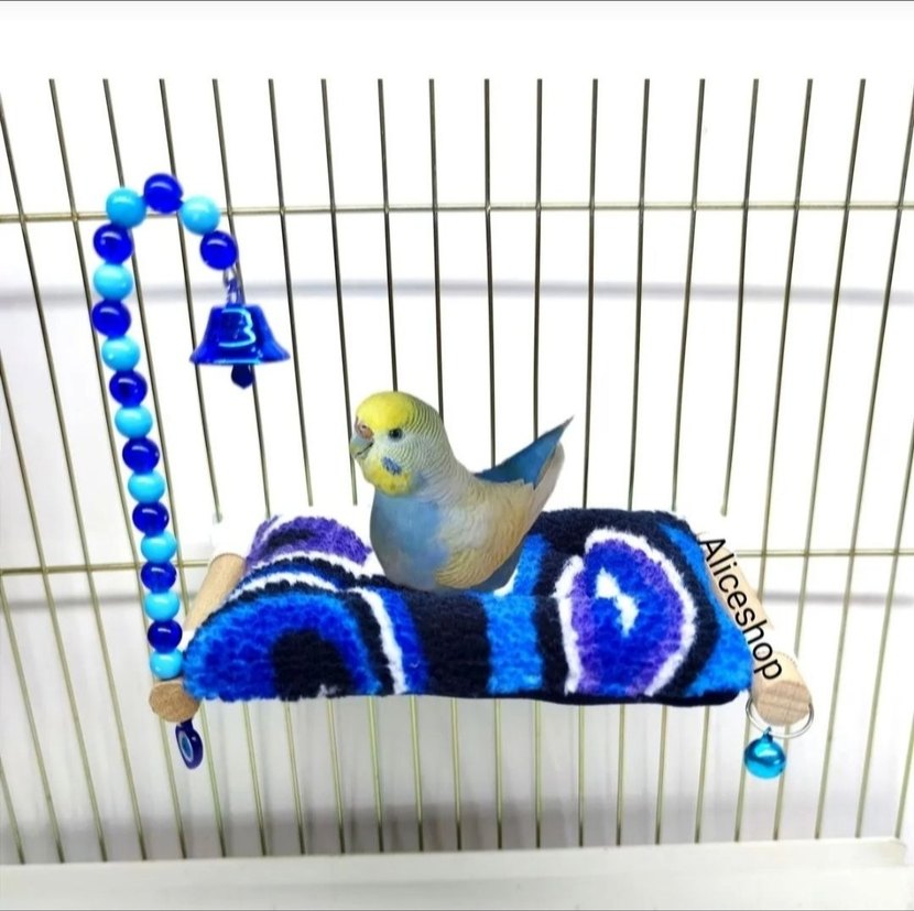 Renkli Mavi Kuş Oyun ve Dinlenme Yatağı - Görsel 2