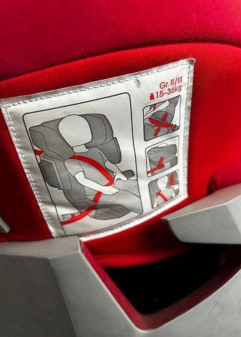 Kırmızı Çocuk Oto Koltuğu - Görsel 6