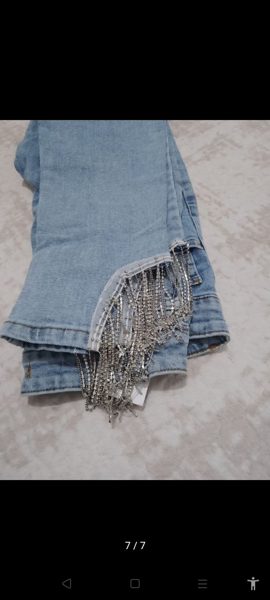 paça Zincir detaylı Jean - Görsel 4