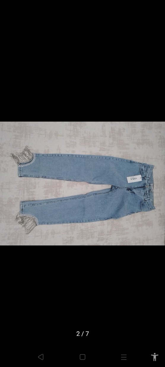 paça Zincir detaylı Jean - Görsel 3