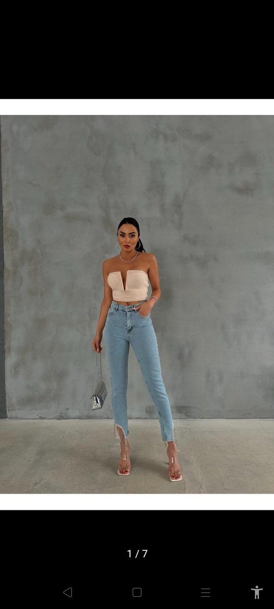 paça Zincir detaylı Jean - Görsel 2