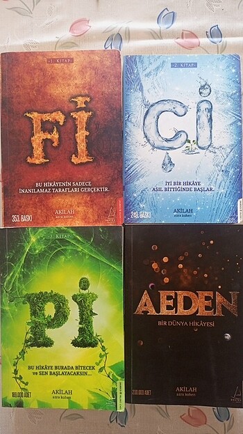 Akilah Azra Kohen'in Fi, Çi, Pi ve Aeden adlı kitapları