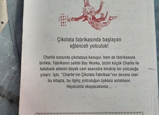  Kitap, hikaye, / Charlie'nin büyük cam asansörü ve Charlie'nin ç