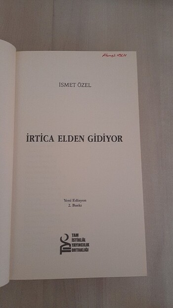  İrtica Elden Gidiyor-İsmet Özel