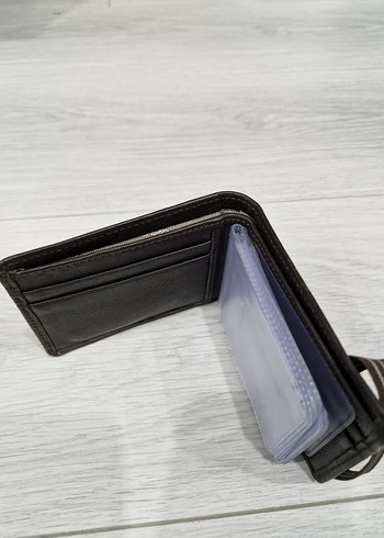 Kahverengi Minimalist Erkek Cüzdanı - Görsel 3