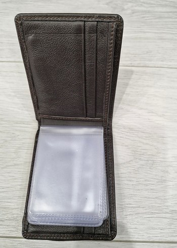 Kahverengi Minimalist Erkek Cüzdanı - Görsel 2