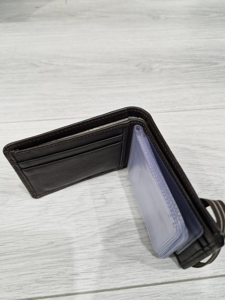 Kahverengi Minimalist Erkek Cüzdanı - Görsel 3