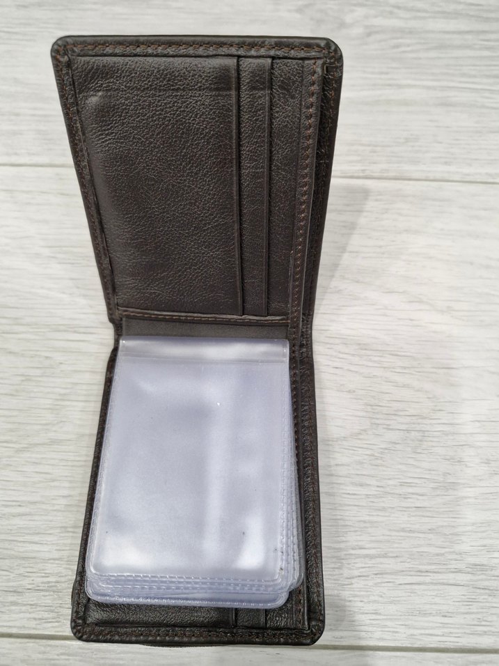 Kahverengi Minimalist Erkek Cüzdanı - Görsel 2