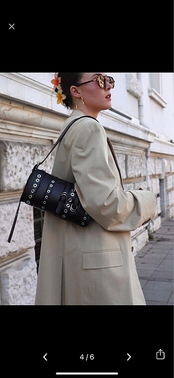  Beden Aksesuarlı black bag çanta