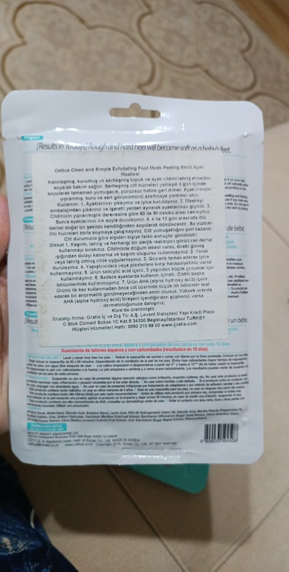Dermatolog Onaylı Ayak Peeling Maskesi - Görsel 2