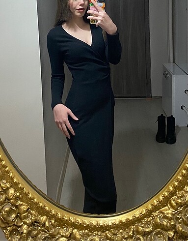 s Beden siyah Renk Elbise