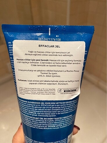 Beden Renk La roche posay Effaclar Jel