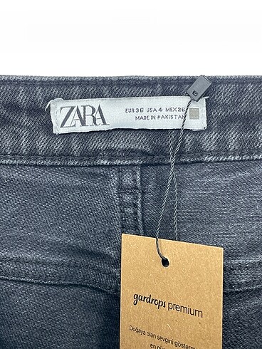 36 Beden gri Renk Zara Skinny %70 İndirimli.