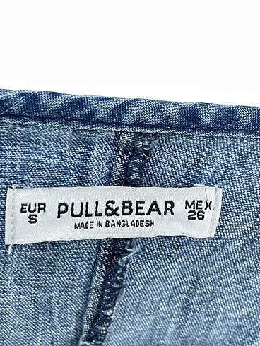 s Beden mavi Renk Pull and Bear Kısa Elbise %70 İndirimli.