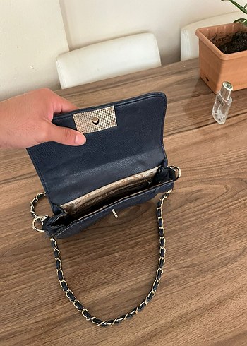 Lacivert orjinal çanta - Görsel 2