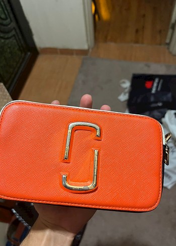 Marks Jakobs markalı orjinal Renkli Deri Kadın Çapraz Çanta - Görsel 3