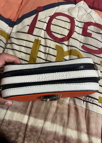 Marks Jakobs markalı orjinal Renkli Deri Kadın Çapraz Çanta - Görsel 2