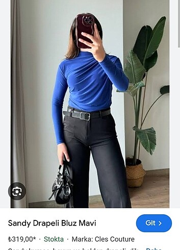 Drapeli bluz mavi