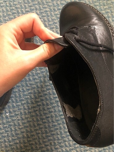 38 Beden siyah Renk oxford leather ayakkabı