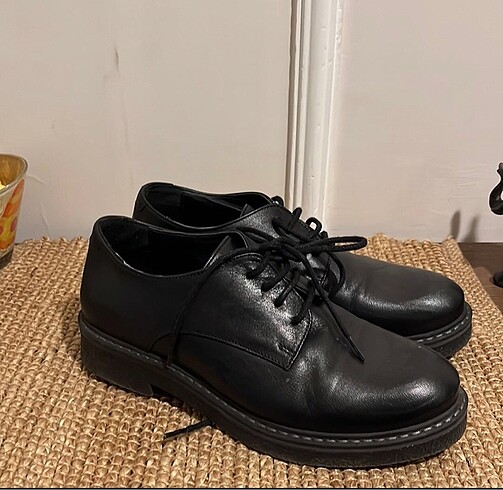 oxford leather ayakkabı