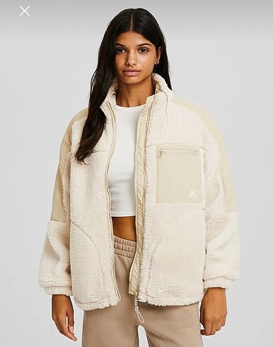 Bershka peluş ceket