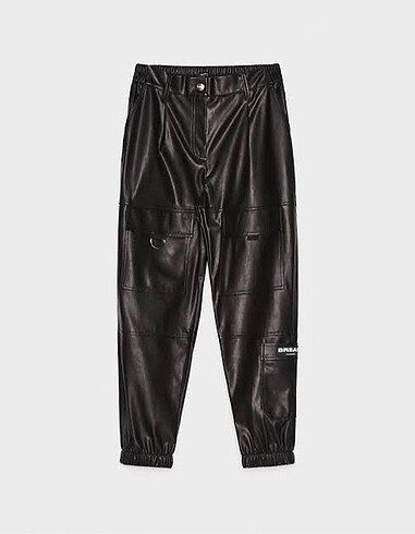 Bershka Bershka Deri Pantolon