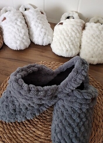 Ev terliği unisex - Görsel 4