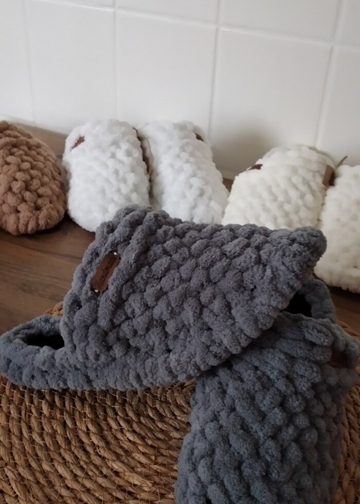 Ev terliği unisex - Görsel 3