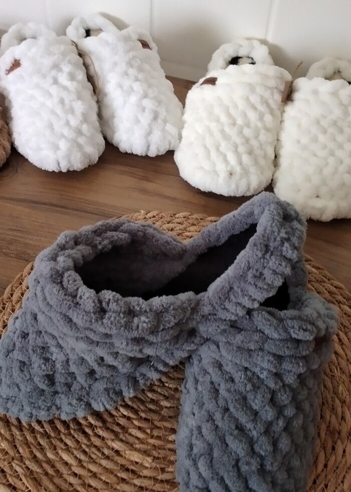 Ev terliği unisex - Görsel 4