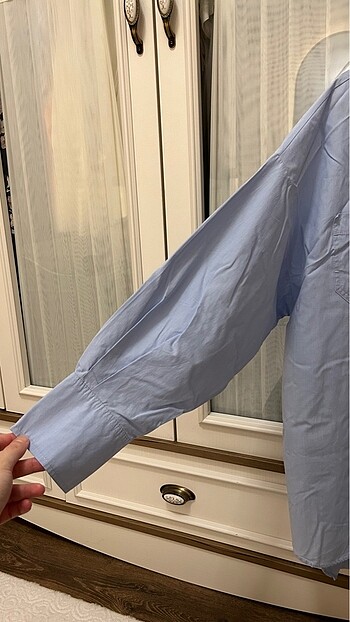 xs Beden mavi Renk Kadın gömlek
