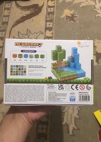 Beden MEGACRAFT Manyetik Bloklar 47 Parça