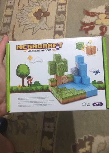 Diğer Megacraft 47 Parça Manyetik Bloklar Eğitim Seti