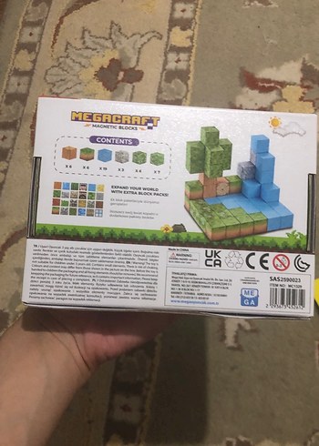 Beden Renk Megacraft 47 Parça Renkli Manyetik Bloklar