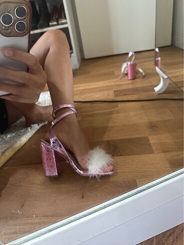 38 Beden pembe Renk Topshop topuklu ayakkabı