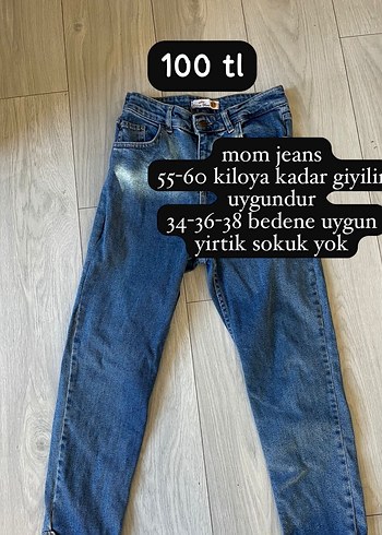 Mavi Mom Jeans - Görsel 2