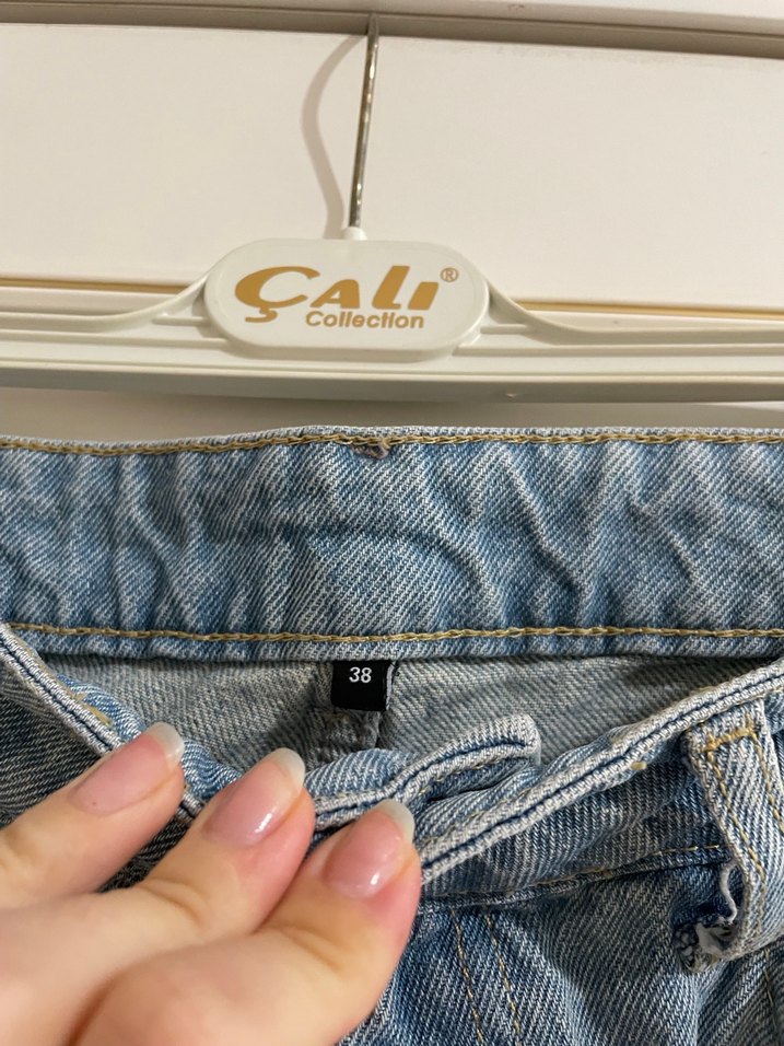 Mavi Jean Wideleg - Görsel 5