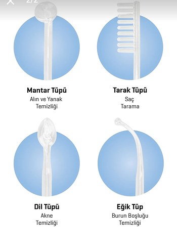 Beyaz El Tipi Yüz Temizleme Cihazı - Görsel 2