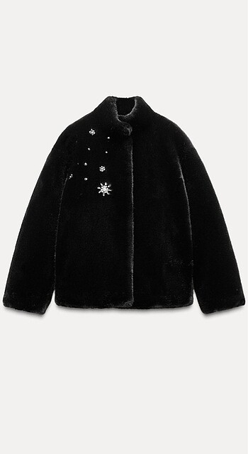 Zara Zar yeni sezon peluş tüylü kürk