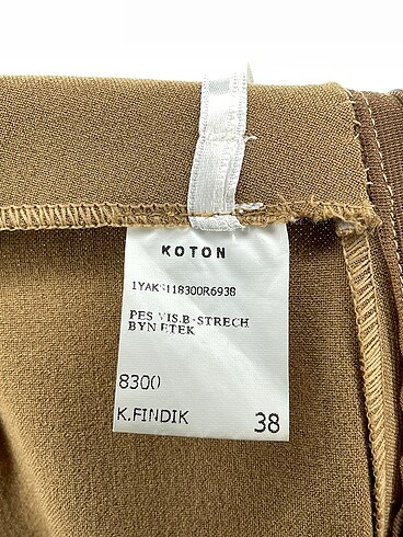 38 Beden çeşitli Renk Koton Midi Etek %70 İndirimli.