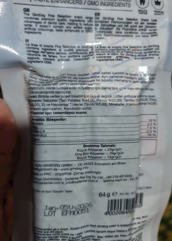 GimDog Tavuklu Köpek Ödülü - Görsel 4