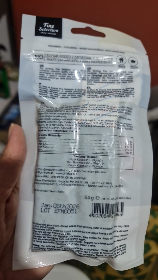 GimDog Tavuklu Köpek Ödülü - Görsel 3