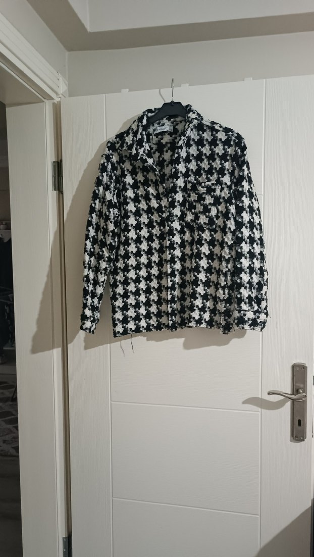 Düğmeli Uzun Kollu erkek Gömlek - Görsel 2